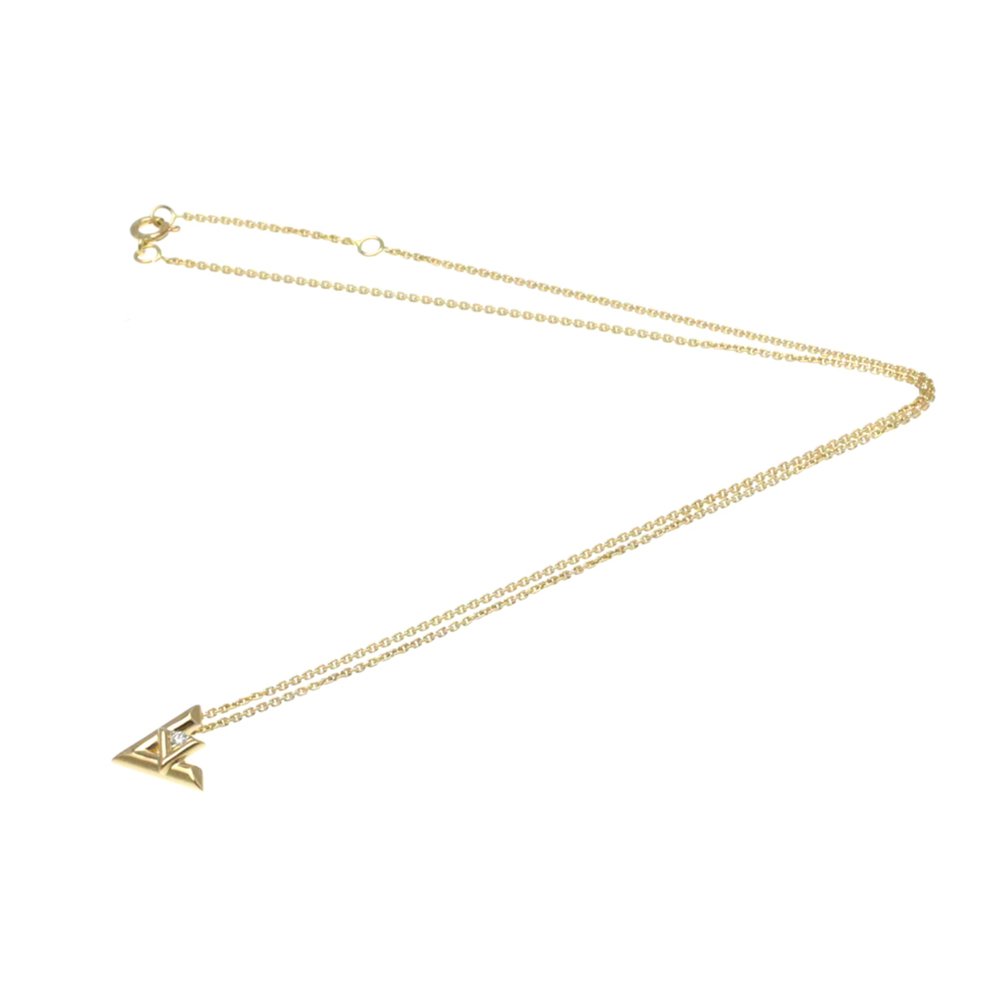 LOUIS VUITTON 18k Rose Gold Diamond Necklace - Picture 10 of 11